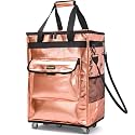 BALEINE Reusable Grocery Bag on Wheels, Foldable Rolling Tote Bag