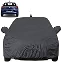 Baleno Dustproof Car Cover with Mirror &amp; Antenna Pockets, Grey Color, Taffeta Polyster,Triple Stitched, Compatible with Maruti Baleno Car Cover (2015 to 2024), Baleno Car Accessories