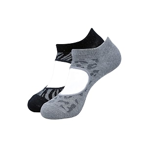 balenzia socksxpress women ankle length cotton socksys-02-111_blackgrey