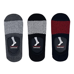 balenzia socksxpress men39s cotton no show socks with anti slip silicon system - pack of 3 -invisibleloafer socks