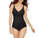 Bali Women's Firm-Control Shapewear, All-In-One Body Shaper with Built-In Underwire Minimizer Bra