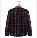 balino Men Checkered Casual Green Blue Shirt