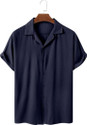 Balkrishna Creation Men Regular Fit Solid Cut Away Collar Casual Shirt