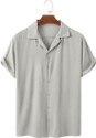 Balkrishna Creation Men Regular Fit Solid Cut Away Collar Casual Shirt
