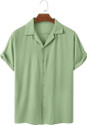 Balkrishna Creation Men Regular Fit Solid Cut Away Collar Casual Shirt