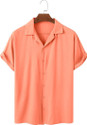 Balkrishna Creation Men Regular Fit Solid Cut Away Collar Casual Shirt