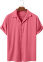 Balkrishna Creation Men Regular Fit Solid Cut Away Collar Casual Shirt