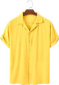 Balkrishna Creation Men Regular Fit Solid Cut Away Collar Casual Shirt