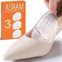 Ball of Foot Cushions,Metatarsal Pads,Reusable High Heel Inserts Best for Prevent Blisters and Sliping,Metatarsal Foot Pain Relief,for All Day Pain Relief and Comfort. (3Pairs-Clear)