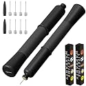 Ball Pump with Needle Storage, 5 Needles & Extension Hose for Sports Balls