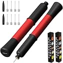 Ball Pump with Needle Storage, 5 Needles & Extension Hose for Sports Balls