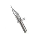 Ball Tip Probe Insert Carbide Ball Tips 6mm Shank 55mm Long for Height Gauges (1mm Diameter Ball)