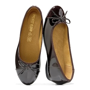 Ballet Flats for Women - Leather Insole