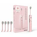 BALLOON Adult Sonic Electric Toothbrush Smile 1.0 4 Free Brush Heads Rechargeable 6 Operational Modes 30000 Vibrations Per Minute Ip67 Waterproof(Pink), 1 Count