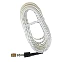 11 Meter Hose Pipe with M22 Connector Suitable for All Pressure Washer Machine Gaocheng, Cazar, Ballorex, JPT, STARQ, Bose,Vantro, Btali etc. (White)