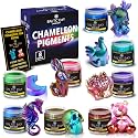 BALTIC DAY - Chameleon Mica Powder, 8 Jars of Color Shift Mica Powder Set - Epoxy Resin Color Pigment Powder - Chameleon Powder - Holographic Mica Powder - Nr2