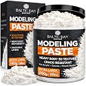 BALTIC DAY - Modeling Paste, 1700g/60oz Ultra-Large Texture Paste for Canvas Painting, Thick White Acrylic Modeling Paste for Texture Art, Mixed Media, Painting, DIY & Crafts