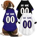 Baltimore Dog Clothes Custom Name Number T Shirt for Dog Gifts
