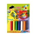 Bambalio BMC-008 Modelling Clay with 2 Moulds,6 Colours