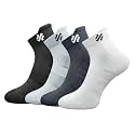 Bamboo Ankle Socks for Men with Terry Cushioning | Anti-Bacterial, Breathable &amp; Odor-Free | Extra Soft Padded for School, Office, Gym &amp; Sports