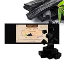 Bamboo Charcoal Soap Base, Melt and Pour Soap Base, Glycerin Soap Base, Vegetable, Easy to Cut, Soap Base for Soap Making, 5.2LB, Unscented