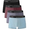 BAMBOO COOL Men's Boxer Briefs Ultra Breathable Underwear Multipack
