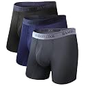 BAMBOO COOL Men's Boxer Briefs Ultra Breathable Underwear Multipack
