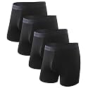 BAMBOO COOL Men's Boxer Briefs Ultra Breathable Underwear Multipack