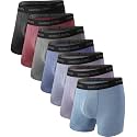 BAMBOO COOL Men's Boxer Briefs Ultra Breathable Underwear Multipack