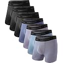 BAMBOO COOL Men's Boxer Briefs Ultra Breathable Underwear Multipack