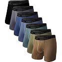 BAMBOO COOL Men's Cooling Underwear Ultra Soft Breathable Boxer Briefs Pack