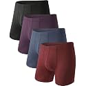 BAMBOO COOL Men's Cooling Underwear Ultra Soft Breathable Boxer Briefs Pack