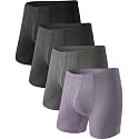 BAMBOO COOL Men's Cooling Underwear Ultra Soft Breathable Boxer Briefs Pack