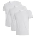 BAMBOO COOL Men's Undershirts V Neck, Moisture-Wicking Soft T-Shirts 3 Pack