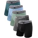 BAMBOO COOL Ultra Soft &amp; breathable Mens Underwear Boxer Briefs Pack