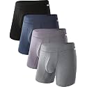 BAMBOO COOL Ultra Soft &amp; breathable Mens Underwear Boxer Briefs Pack