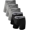 BAMBOO COOL Ultra Soft &amp; breathable Mens Underwear Boxer Briefs Pack