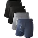 BAMBOO COOL Ultra Soft &amp; breathable Mens Underwear Boxer Briefs Pack
