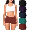 BAMBOO COOL Womens Boyshorts Underwear Mid Rise Boxer Briefs Panties
