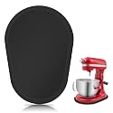Bamboo Mixer Slider Compatible with Kitchen aid Bowl Lift 5-8 Qt Stand Mixer - Kitchen Countertop Storage Mover Sliding Caddy for Kitchen Aid 5-8 Qt Mixer (5-8 Qt - Black)