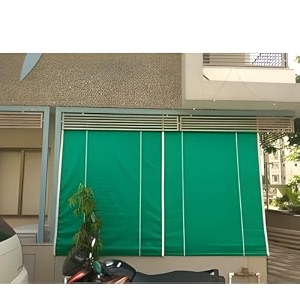 bamboo roll-up blind joint shade chick window closercurtains for balcony windows outdoors dooramp ceilling 100 waterproof styliesh green 6 feet width 5 feet height