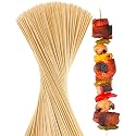 [Pack of 120 Sticks, 8 inch, 3mm] Barbeque Skewers Sticks | Bamboo BBQ Skewer Sticks | Perfect for Grilling, Roasting &amp; Party Treats | Ideal for Parties &amp; Camping (120, 8 Inch)