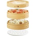Bamboo Steamer Basket - Cook Delicious Meals with Authentic Flavor at Home