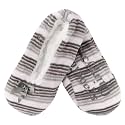 BambooMN Women's Fuzzy Patterned Non-Slip Lined Slippers, Home &amp; Travel