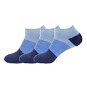 BambooMN Women's Super Soft Aloe Infused Fuzzy Nylon Spa Socks - Size 4-8 - Navy - 3 Pairs