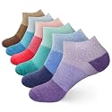 BambooMN Women's Aloe Infused Fuzzy Nylon Moisturizing Spa Socks - Asst G - Size 4-8 - 6 Pairs