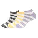 BambooMN Women's Super Soft Aloe Infused Fuzzy Nylon Spa Socks - Size 9-12 - Assortment N - 3 Pairs