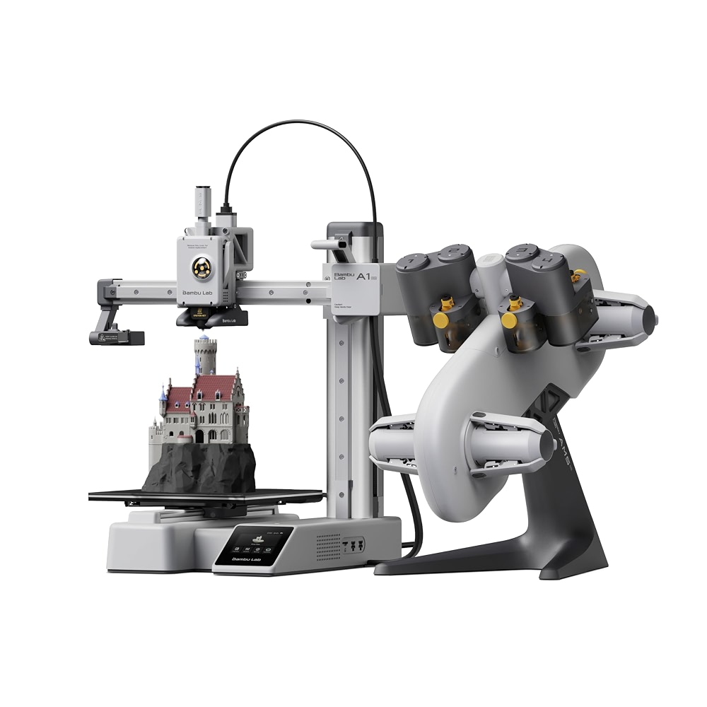 Bambu Lab A1 Mini Combo, A1 Mini 3D Printer&AMS lite, Multi-Color ...