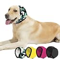 BAMY Swimming Waterproof Dog Ear Muffs,Calming Dog Ears Cover,Camouflage,L