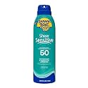 Banana Boat Sheer Sensitive Sunscreen Spray SPF 50, 6 Oz